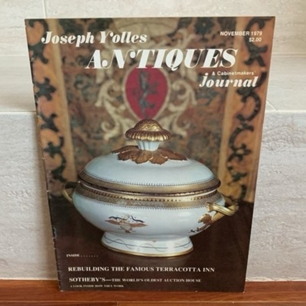 Antiques & Cabinetmakers Journal Nov 1979 Joseph Yolles Vintage Very Good